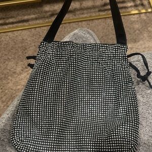 Elegant Black and Silver Women's Bag